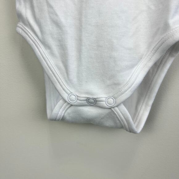 Jacadi Paris White Petal Collar Bodysuit 6 Months - Picture 3 of 6